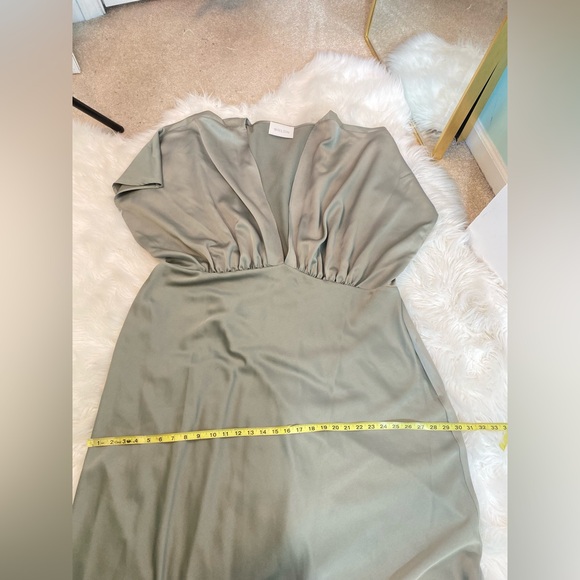 BHLDN Olive Green Wedding Dress - Picture 15 of 15